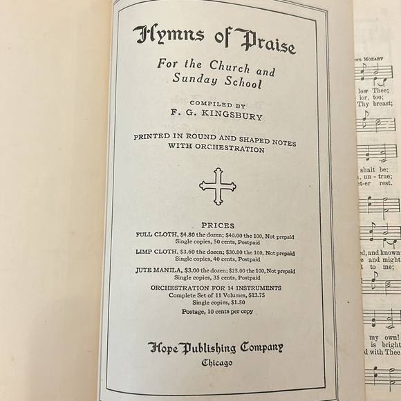 Vintage Christian song books hymns 3 hard cover 2 booklets - Picture 8 of 15